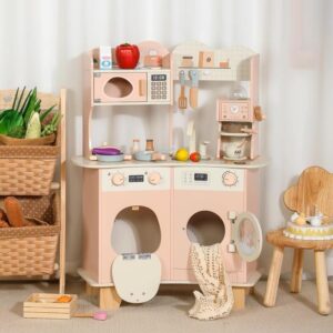 Kids Wooden Play Kitchen