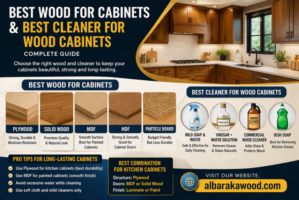 best wood for cabinets plywood MDF solid wood kitchen cabinets and best cleaner for wood cabinets guide