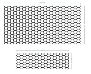 free cnc dxf file 2400x1200 size without border for wood cutting plasma